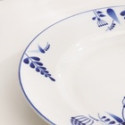 Тарелка "Тысячелистник", д-265мм, нео гжель - фото 25309137