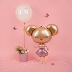 Шар фольгированный 36" «Мышка Балерина», ходячая фигура - фото 25299835
