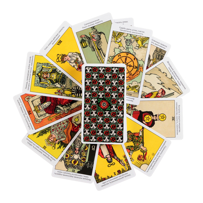 Карты Таро для начинающих с книгой «Изучаем карты таро с нуля», 78 л, карта 6.6×12 см