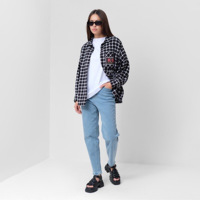 Джинсы женские мом MIST: Denim, размер (27) 42-44, голубые