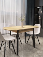 Стол Кэлли, 600х900х780/1200мм, дуб крафт золотой - фото 31488805