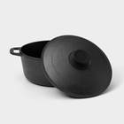 Кастрюля Wild Kitchen, 3 л, d=22 см, лопатка и губка в комплекте, чугун - Фото 5