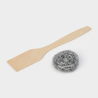 Кастрюля Wild Kitchen, 3 л, d=22 см, лопатка и губка в комплекте, чугун - Фото 10