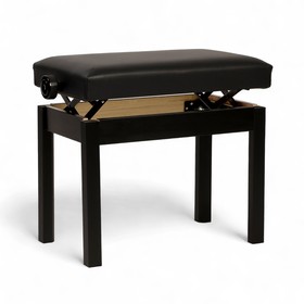 Банкетка для пианино Music Life сиденье 55 х 34, высота 48-58 см, черная