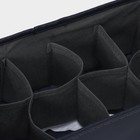 Органайзер для хранения белья LaDо́m, 8 ячеек, 24×14×10 см, графитовый - Фото 4
