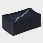 Органайзер для хранения белья LaDо́m, 8 ячеек, 24×14×10 см, графитовый - Фото 6