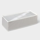 Органайзер для хранения белья LaDо́m, 6 ячеек, 34×15×10 см, серый - Фото 7