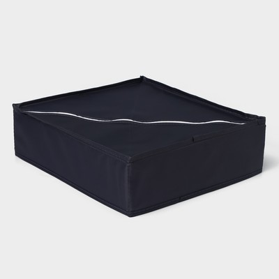 Органайзер для хранения белья LaDо́m, 7 ячеек, 33.5×30.5×10 см, графитовый