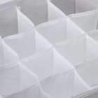 Органайзер для хранения белья LaDо́m, 16 ячеек, 32×32×12 см, серый - Фото 5