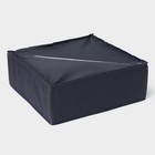 Органайзер для хранения белья LaDо́m, 16 ячеек, 32×32×12 см, графитовый - Фото 6