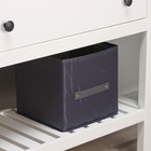 Короб стеллажный для хранения LaDо́m, 25×25×25 см, чёрный - Фото 7