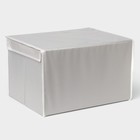 Короб стеллажный для хранения с крышкой LaDо́m, 40×30×25 см, серый - Фото 6