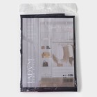 Чехол для одежды LaDо́m, ПВХ окно, плотный, 60×120 см, цвет графитовый - Фото 6