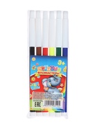 Фломастеры 6 цветов Calligrata, невентилируемый колпачок - Фото 2