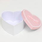 Набор коробок 3 в 1 сердца L:27×27×12cm M:23.5×23×11cm S:19×19×10cm 10541957