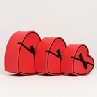 Набор подарочных коробок сердце 3 в 1, L:27×27×12cm M:23.5×23×11cm S:19×19×10cm - Фото 2
