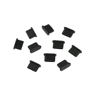 Заглушка Type-c, чёрный, пластик, набор 10 шт.