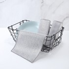 Сетка для мытья посуды узелковая, металлическая, однослойная, 5 шт., 19×19 см - Фото 2