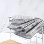 Сетка для мытья посуды узелковая, металлическая, однослойная, 5 шт., 19×19 см - Фото 7