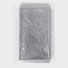 Сетка для мытья посуды узелковая, металлическая, однослойная, 5 шт., 19×19 см - Фото 8