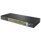 Коммутатор Netis P124GH (L2) 24x100Мбит/с 2x1Гбит/с 1xКомбо(1000BASE-T/SFP) 1SFP 24PoE 24Po   107045 - фото 51621990