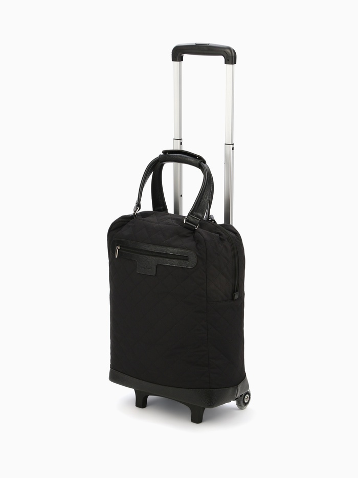 Сумка дорожная Bagsland на колёсах, чёрная - Фото 1