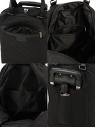 Сумка дорожная Bagsland на колёсах, чёрная - Фото 6