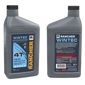 Масло Rezer Rancher WINTEC, зимнее, для 4Т двигателей, п/синт., SAE5W30, 0.946 л 10714284