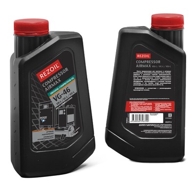 Масло Rezer REZOIL COMPRESSOR AIRMAX, компрессионное, VG-46, VB-L, VC-L, VD-L, 0.946 л
