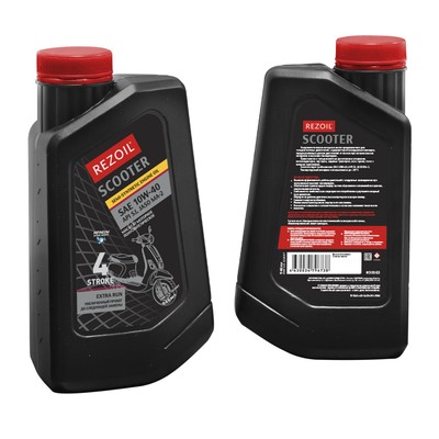 Масло Rezer REZOIL SCOOTER, для четырехтактных двигателей, п/синт., SAE 10W-40, 0.946 л