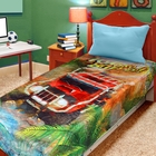 Покрывало "Collorista" Только вперед! 1,5 сп, 145х205 см, микрофибра, 100% п/э, сатин - Фото 1