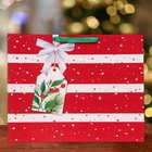 Пакет подарочный новогодний ламинированный «Звёздочки», 50×40×15 см - Фото 2