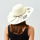 Шляпа женская "Life is good", размер 54-56, цвет белый - Фото 8