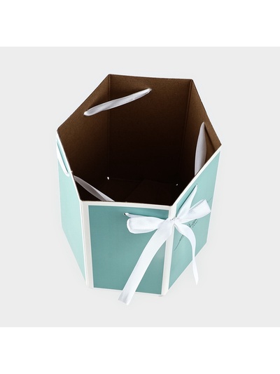 Коробка складная шестигранник Present, 17×14.8×19.5 см