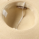 Шляпа женская MINAKU "Leopard" цвет бежевый, р-р 56-58 - фото 25337075