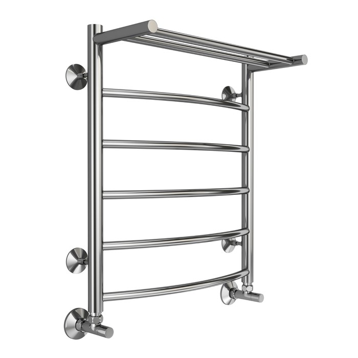 Полотенцесушитель водяной TERMINUS «Классик» П6, 500×600 мм, нижнее подключение, хром - Фото 1