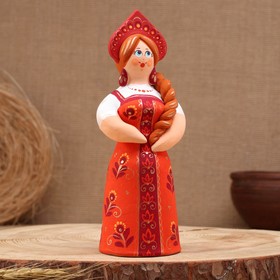 Ковровская игрушка "Барышня Варвара", керамика