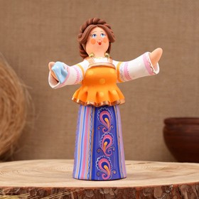 Ковровская игрушка "Барышня танцует лето", керамика