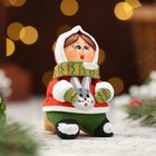 Ковровская игрушка-свисток "Рождественские дети", керамика - фото 12149307