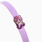 Ободок для волос «Милый единорожек» 12 х 13 х 1.2 см - фото 25499270
