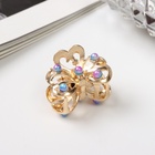 Краб для волос "Арья" бант, 2,5 см, золото (6 шт) - фото 809157907