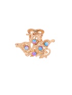 Крабик для волос «Адель», бабочка, 2.5 см, золото (комплект 6 шт) - фото 43306502