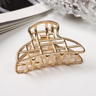 Краб для волос "Кара" сеточка, 5 см, золото (6 шт) - фото 809279735