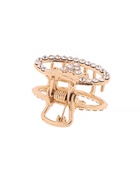 Крабик для волос «Киара», 2.5 см, золото (комплект 6 шт) - фото 48759961