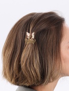 Крабик для волос «Милада», резные бабочки, 2.5 см, золото (комплект 6 шт) - фото 43306534