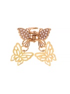 Крабик для волос «Милада», резные бабочки, 2.5 см, золото (комплект 6 шт) - фото 43306539