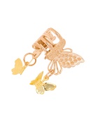 Крабик для волос «Милада», маленькие бабочки, 2.5 см, золото (комплект 6 шт) - фото 43306544