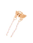 Краб для волос "Милада" бусы, 2,5 см, золото (6 шт) - фото 808957670