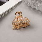 Краб для волос "Лола" бабочка, 2,5 см, золото (6 шт) - фото 808957676