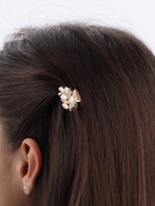 Крабик для волос «Лола», веточка, 2.5 см, золото (комплект 6 шт) - фото 43306558